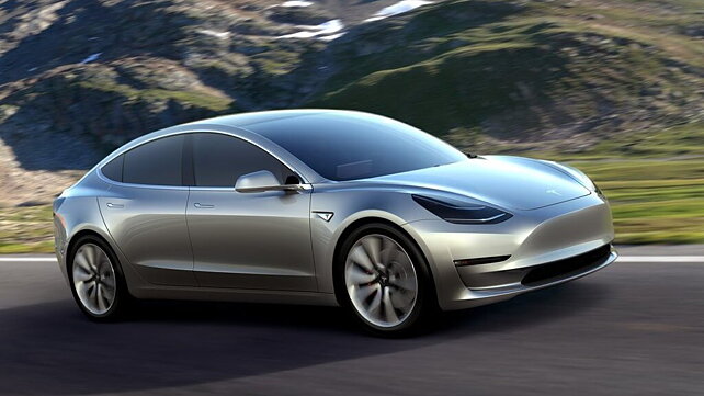 India-bound Tesla Model 3 Photo Gallery