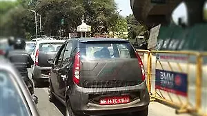 Tata Nano diesel spied testing Tata Nano diesel spied testing