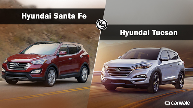 Spec comparo: Hyundai Tuscon Vs Hyundai Santa Fe